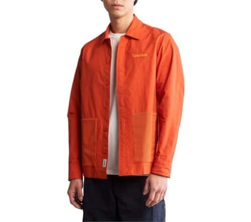 Water Repellent Long-Sleeve Overshirt