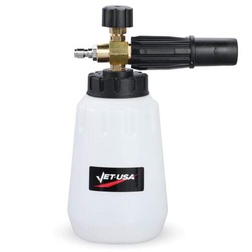 Jet-USA Soap Foam Snow Cannon with 1L Bottle, Works with Petrol and some Electric Pressure Washers