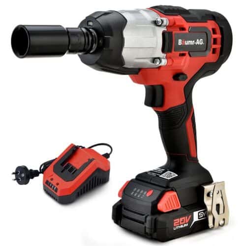 BAUMR-AG IW3 20V SYNC Cordless Impact Wrench Gun Kit with Battery and Fast Charger