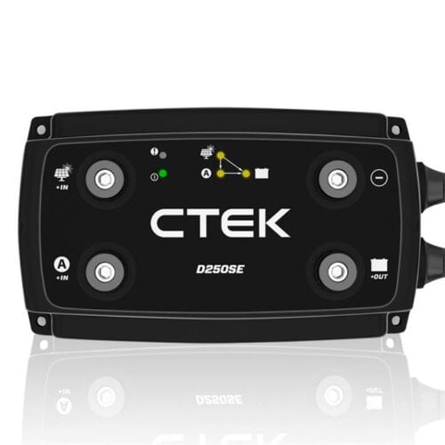 CTEK D250SE Dual Input DC-DC 20A Smart Battery Charger for 12V Lead Acid or Lithium