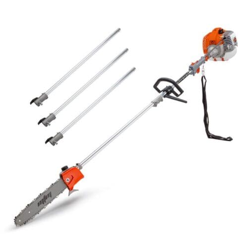 MTM 62CC Pole Chainsaw Petrol Chain Saw Brush Cutter Brushcutter Tree Pruner