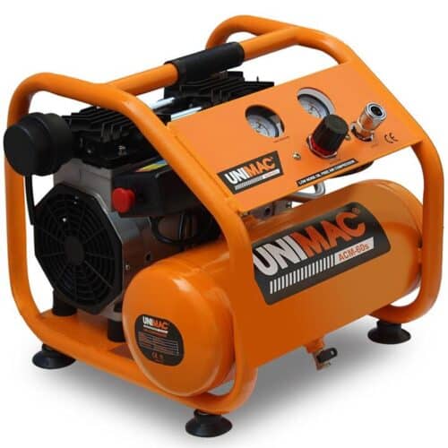 PRE-ORDER UNIMAC 1.5HP 6L Silent Oil-Free Portable Electric Air Compressor, for Airtools, Tyre Inflation