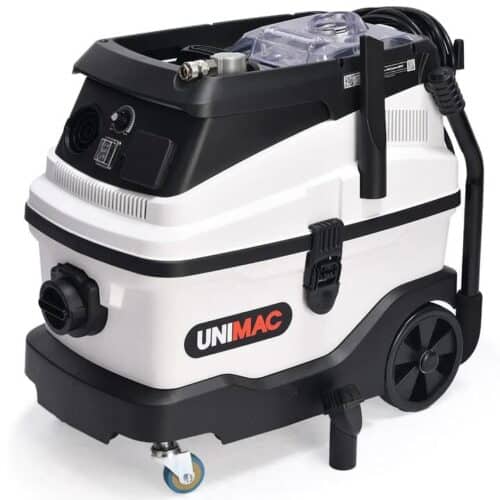 UNIMAC 30L Dust Extractor, Wet & Dry Vacuum Cleaner, 3 Stage Filtration, Water and HEPA filter, Power plus Air pass-through, Accessories