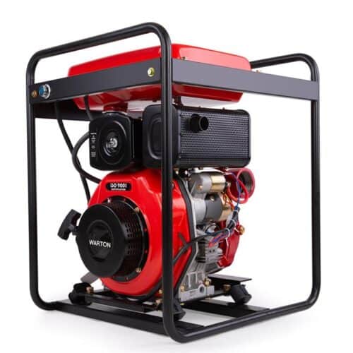 WARTON 2" 8HP High-Pressure Water Pump, Diesel-Powered