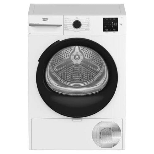 Beko 8kg Sensor Controlled Heat Pump Tumble Dryer - White