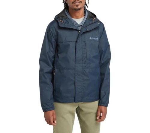 Benton Water-Resistant Shell Jacket Blue