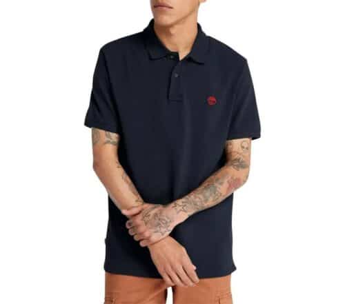 Millers River Pique Polo Shirt Navy