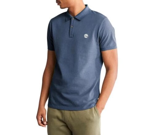 Millers River Pique Slim-Fit Polo Shirt Navy