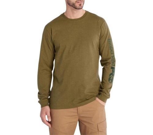 PRO Core Logo Long Sleeve Tee Green