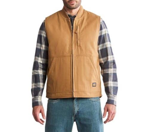 PRO Gritman Fleece-Lined Canvas Vest Wheat