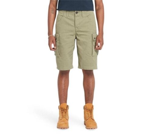 Twill Cargo Shorts Green