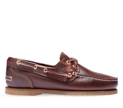 Women's Classic Leather Boat Shoe Brown 6 US Womens