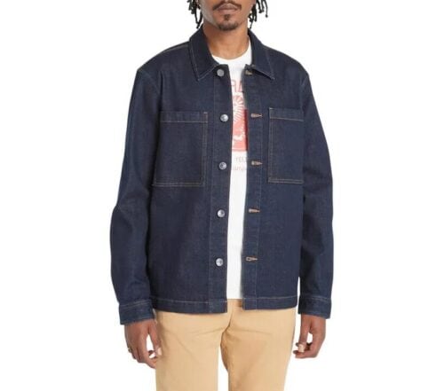 Workwear Denim Chore Jacket Blue