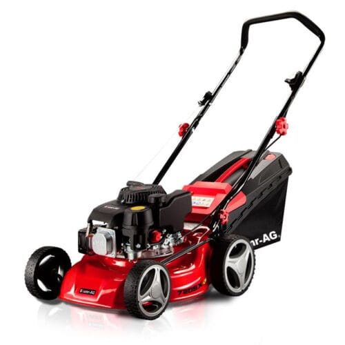 Baumr-AG Lawn Mower 139CC 17" Petrol Push Lawnmower 4-Stroke Engine Catch New